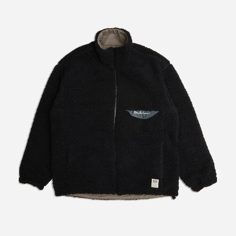 DEUS EX MACHINA - BARRENS REVERSIBLE BOA - Black Dusty Olive