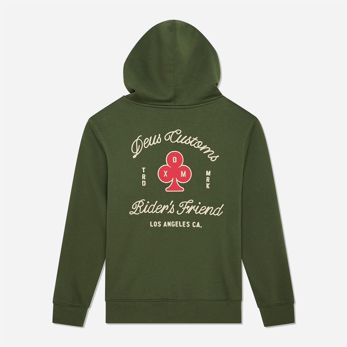 Deus Ex Machina - Basto Zip Hoodie - Cypress Green