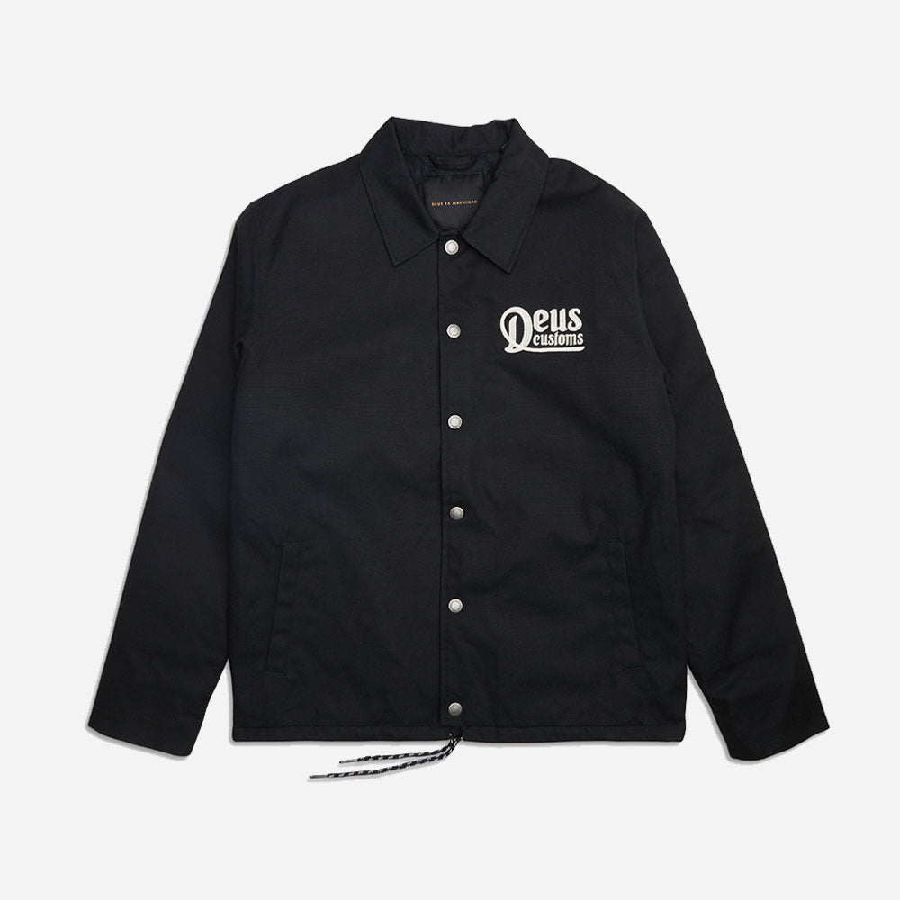 DEUS EX MACHINA - BREEZE COACH JACKET - BLACK