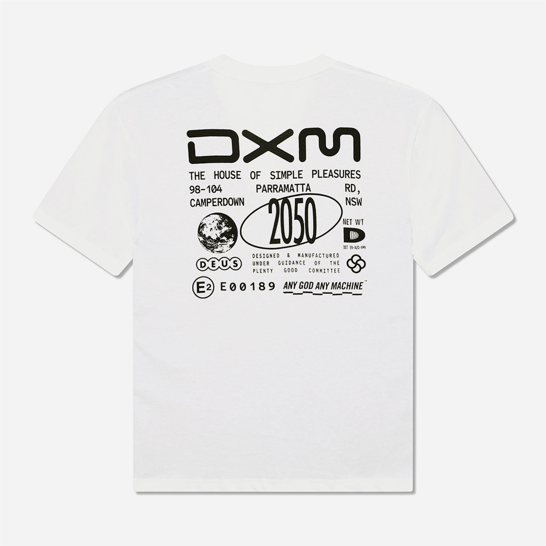 Deus Ex Machina - Commitee Tee - Vintage White