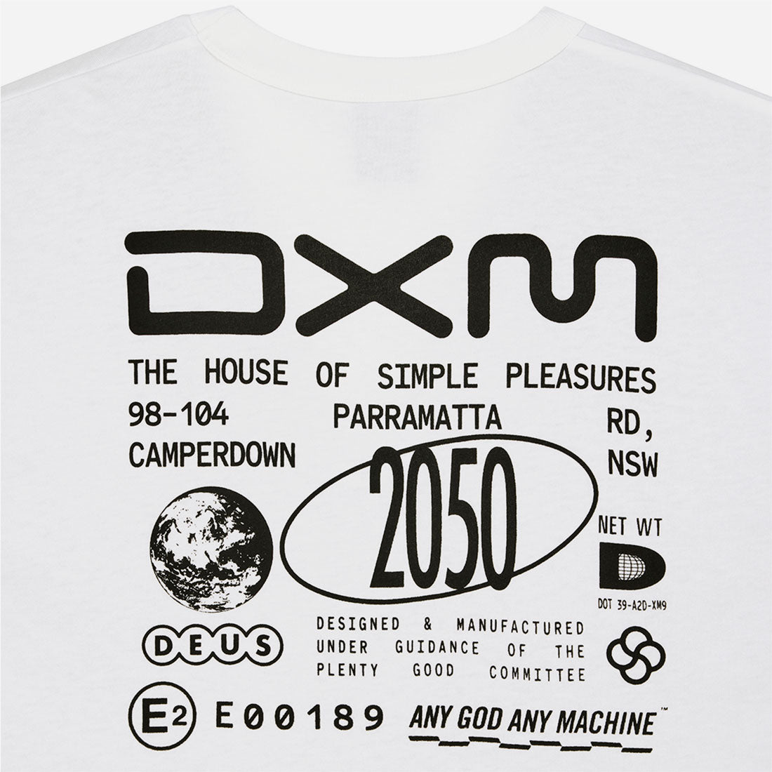 Deus Ex Machina - Commitee Tee - Vintage White