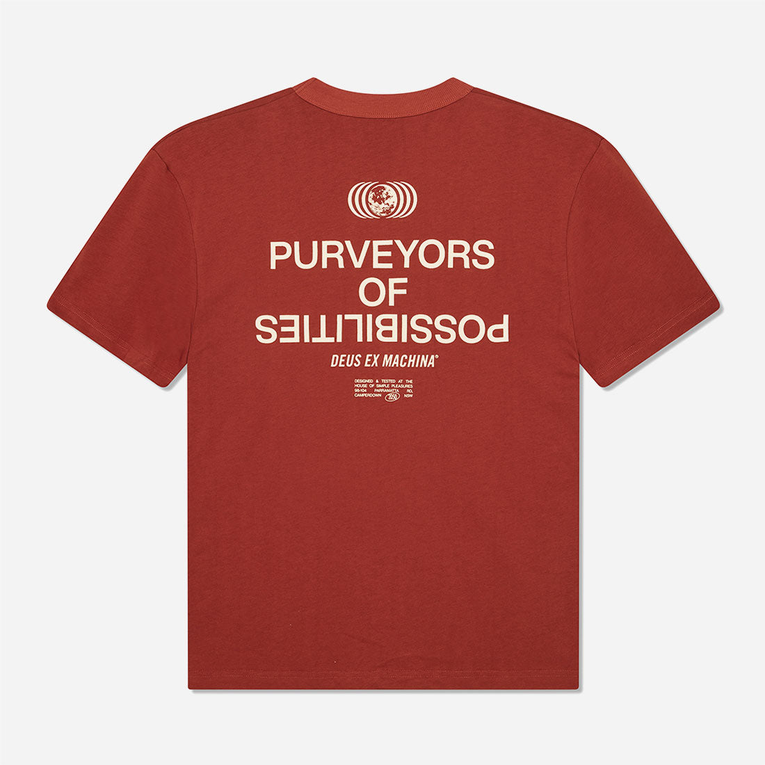 Deus Ex Machina - Axis Tee - Terracotta