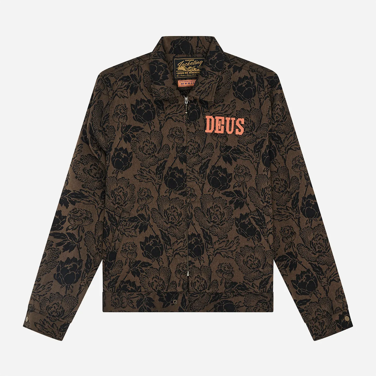 Deus Ex Machina Danse Macabre Jacket - Floral Jacquard & Custom Style