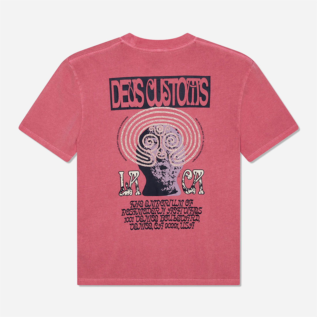 Deus Ex Machina - Labyrinth Tee - Raspberry
