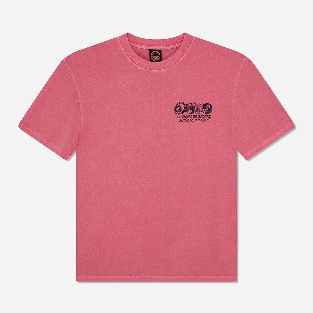 Deus Ex Machina - Labyrinth Tee - Raspberry