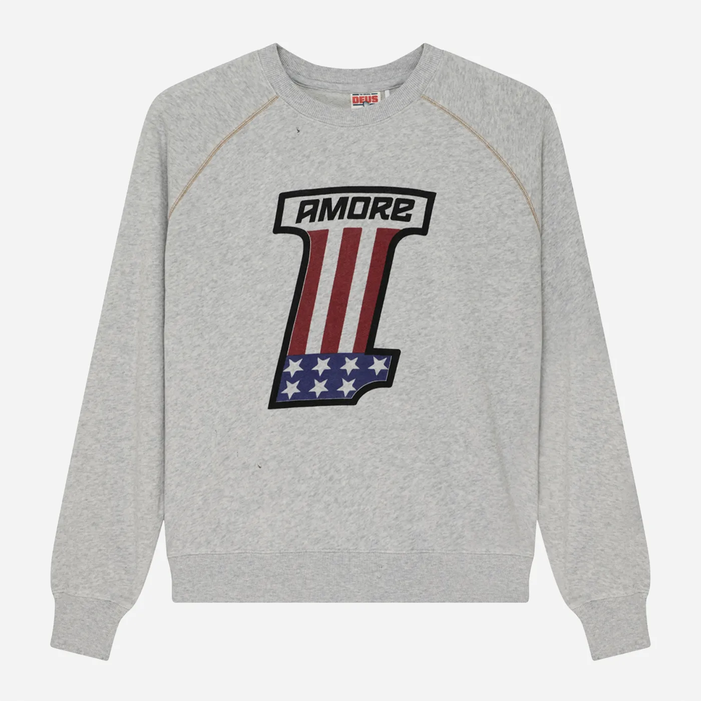 Sweatshirt Deus Ex Machina One More Marle Crew - Light Grey