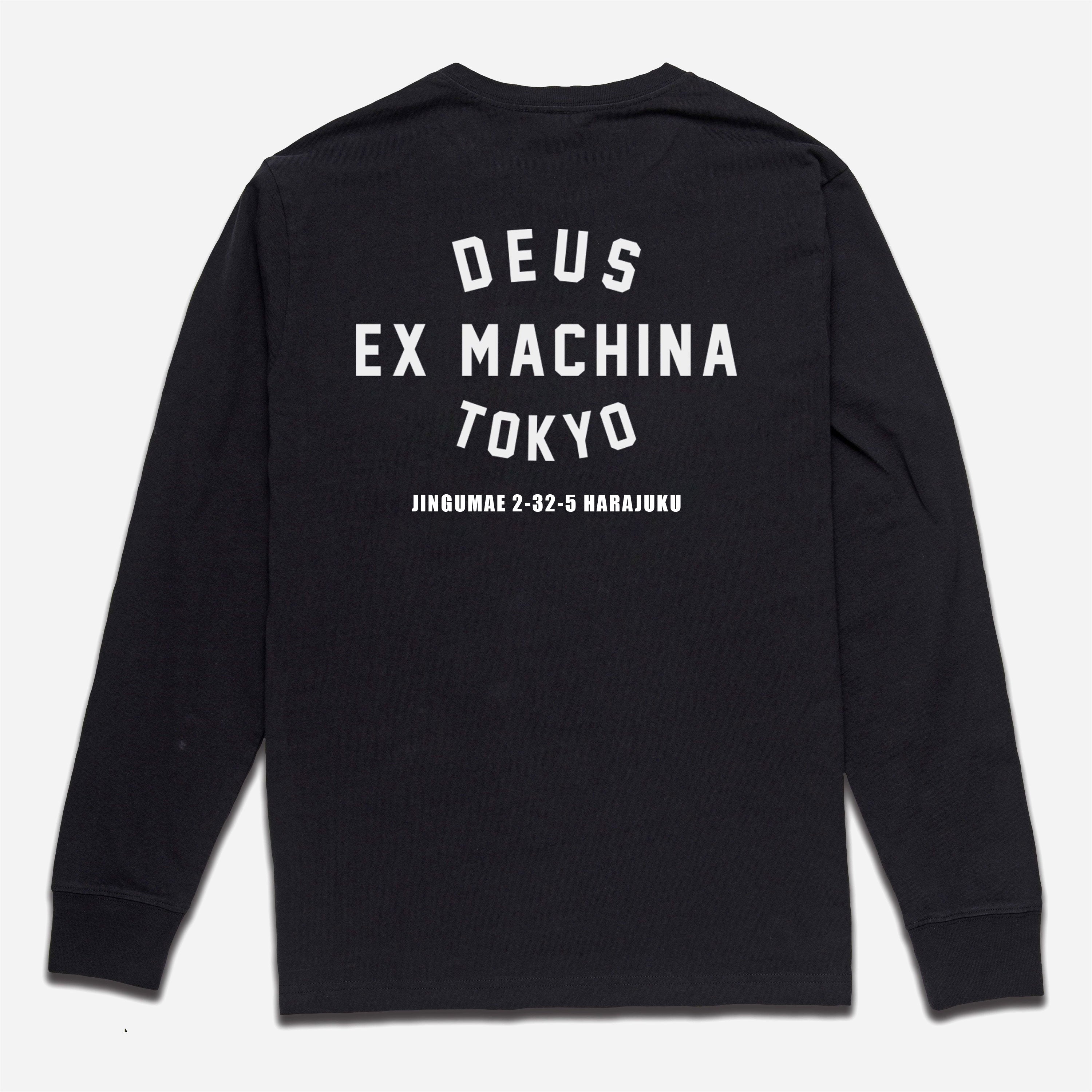 Deus ex Machina Biarritz Tee Black