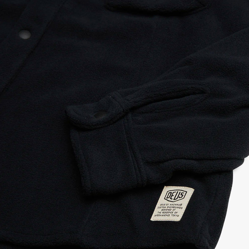 DEUS EX MACHINA - HIGHLANDS FLEECE SHIRT - Black
