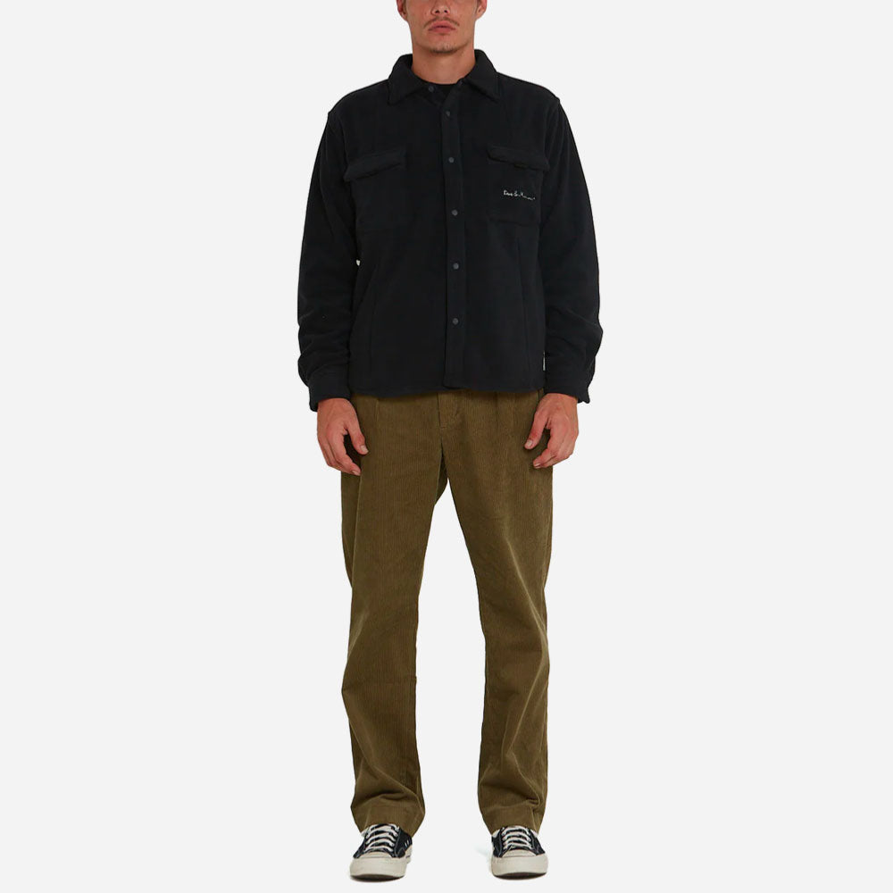 DEUS EX MACHINA - HIGHLANDS FLEECE SHIRT - Black