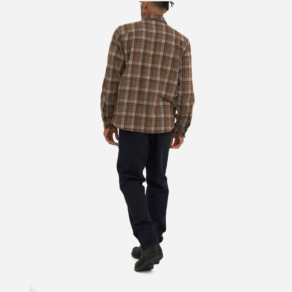 DEUS EX MACHINA -  KALYN CHECK SHIRT - Brown Check