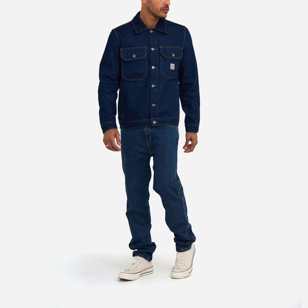 DEUS EX MACHINA -  KANAN WORK JACKET - Dry Indigo