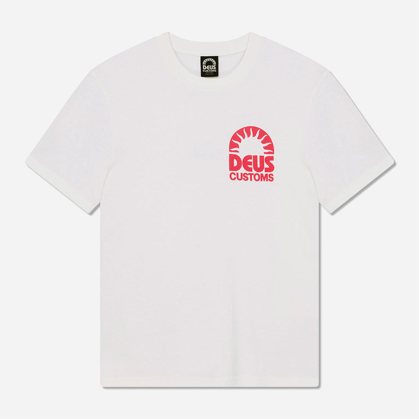 Deus Ex Machina - Melodies Tee - Vintage White / Red