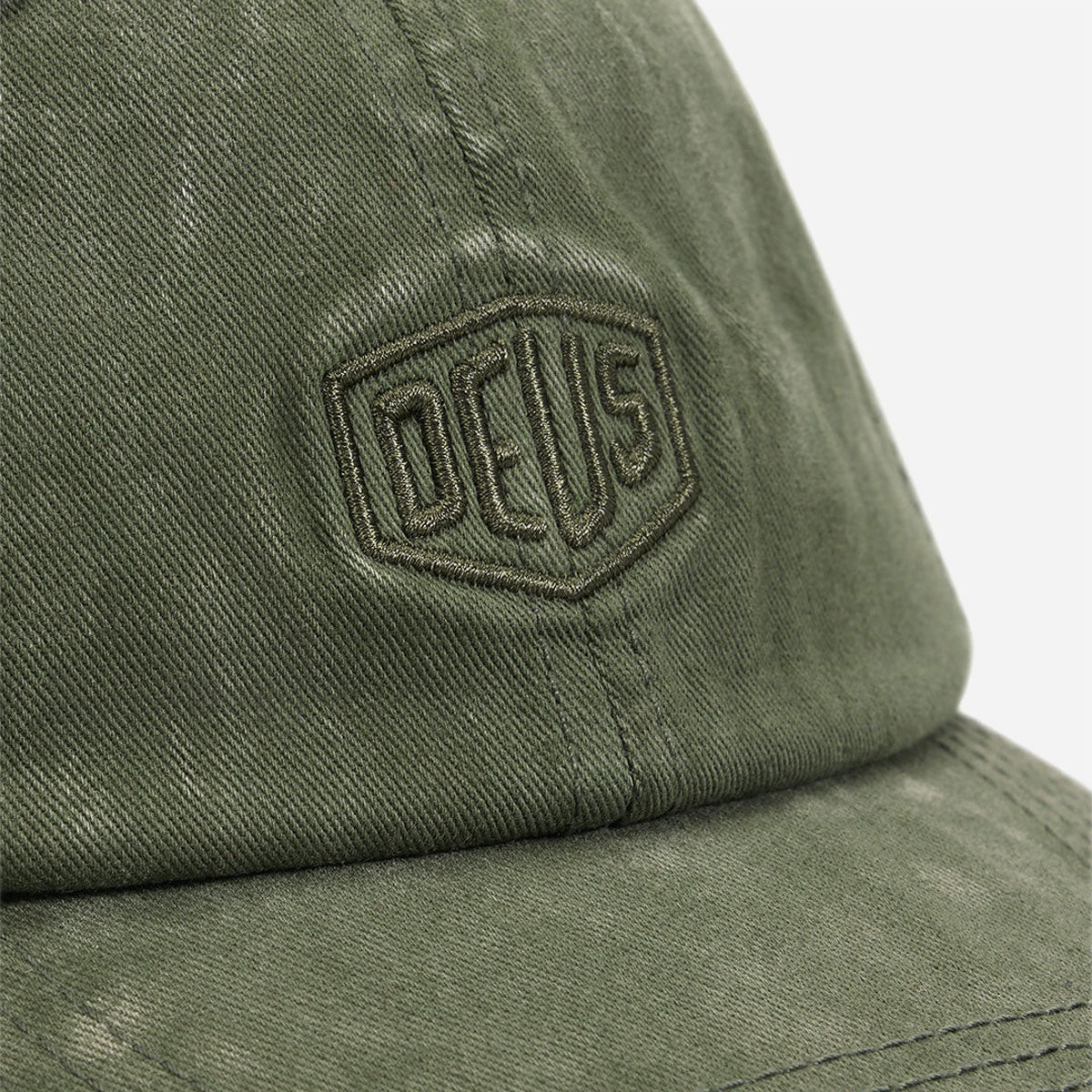 Deus Ex Machina - Shield Garment Dyed Dad Cap - Cypress Green