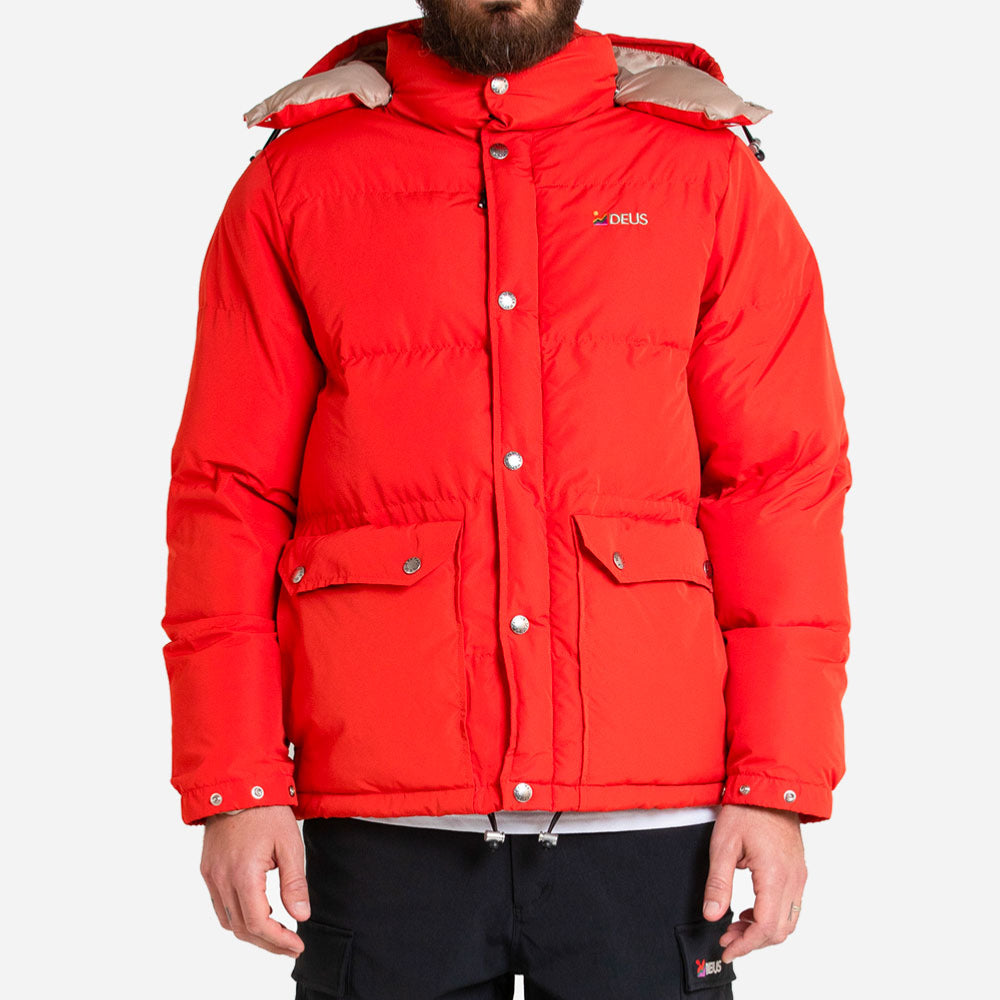 Deus ex Machina - Summit Puffer Jacket - Red Clay
