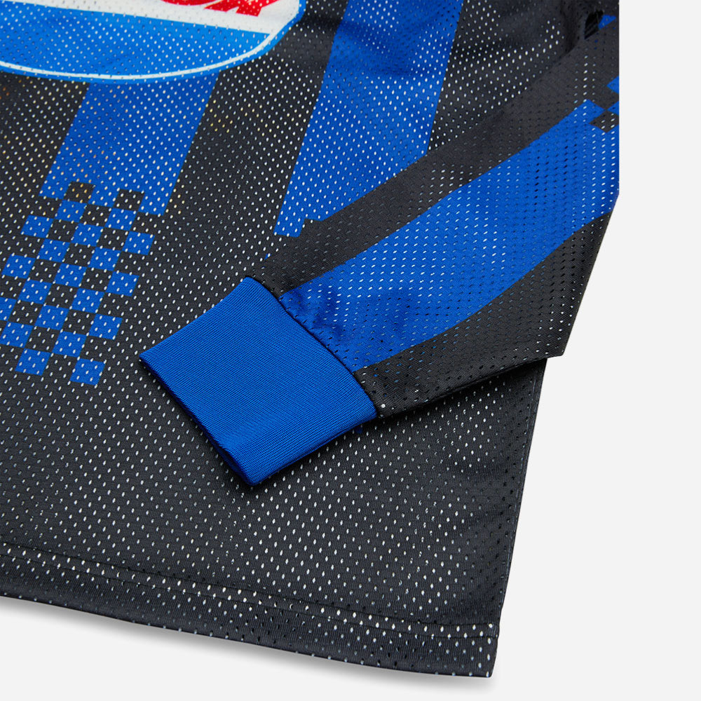 DEUS EX MACHINA - THREEPEAT MOTO JERSEY - Black