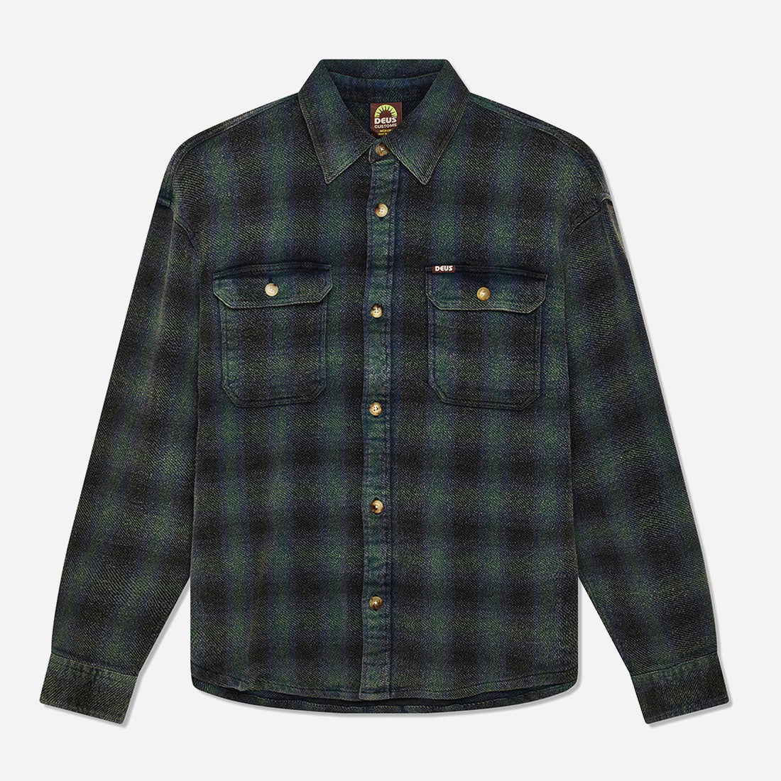 Deus Ex Machina - Too Busy To Work Check Shirt - Black Check