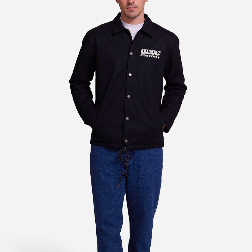 DEUS EX MACHINA - AMPED COACH JACKET - BLACK