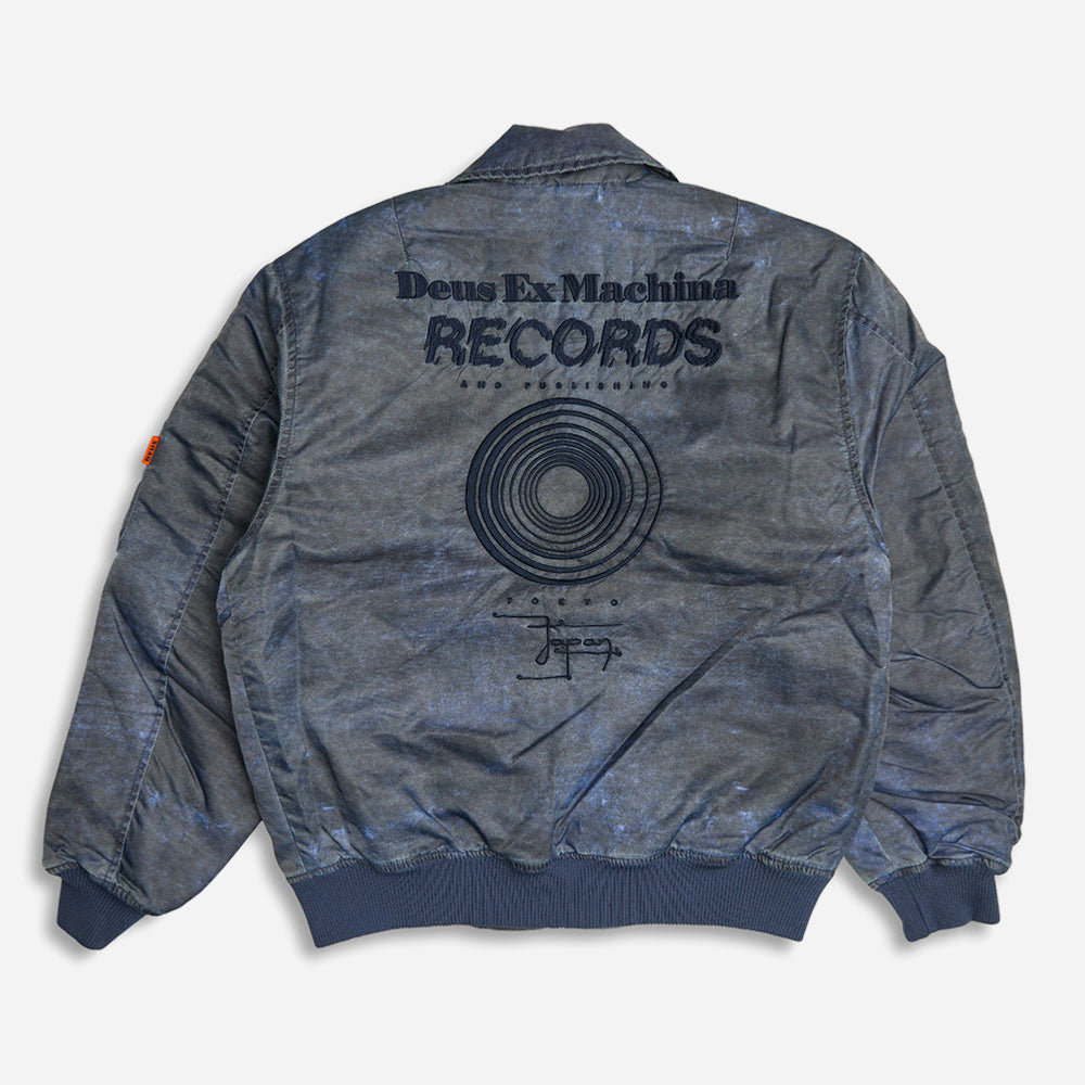 DEUS EX MACHINA - DREAMHOUSE FLIGHT JACKET - Vintage Navy