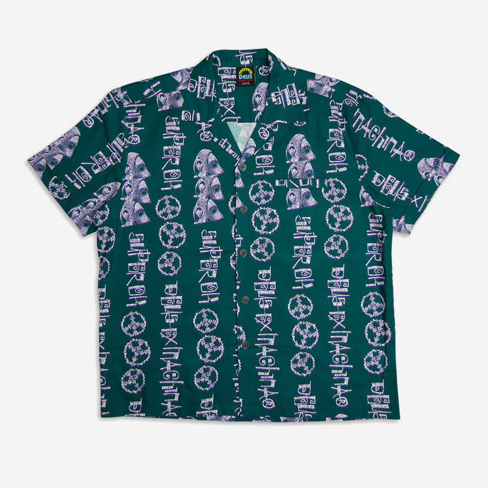 DEUS EX MACHINA - EFFIGY SHIRT - Deep Green