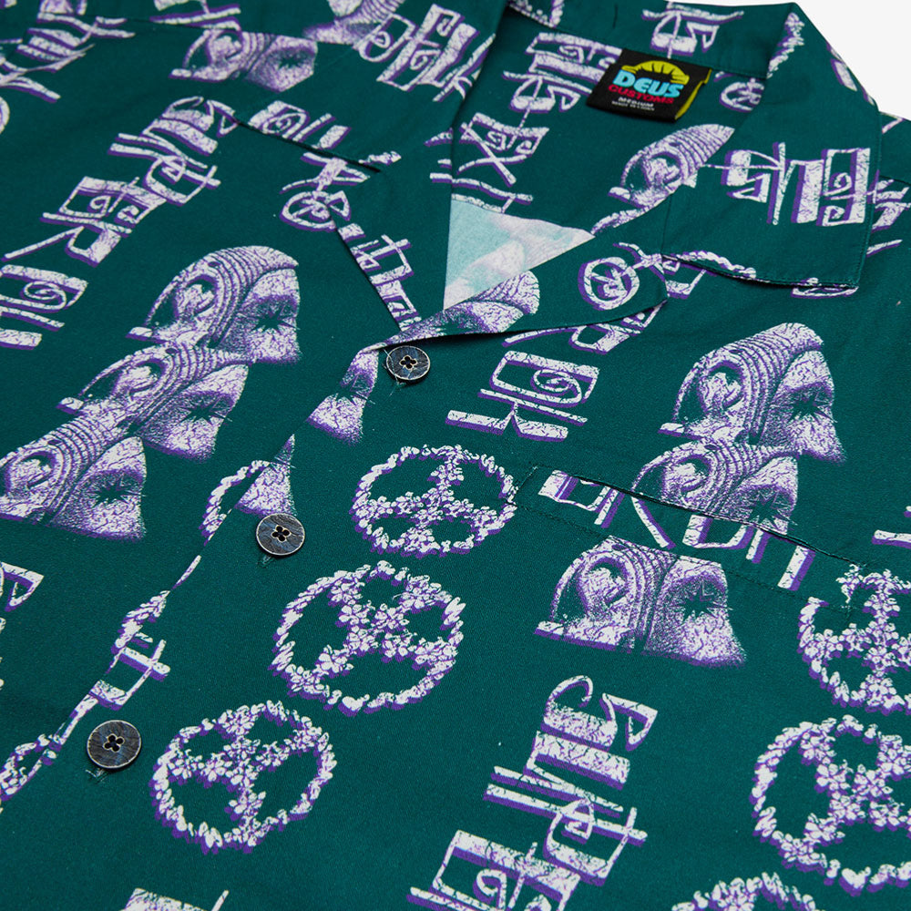 DEUS EX MACHINA - EFFIGY SHIRT - Deep Green