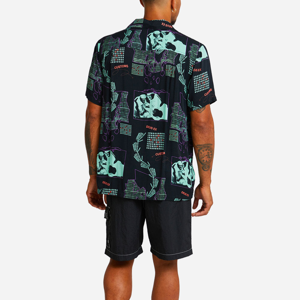 DEUS EX MACHINA - PRIMITIVE SS SHIRT - Black