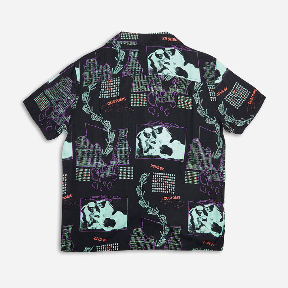 DEUS EX MACHINA - PRIMITIVE SS SHIRT - Black