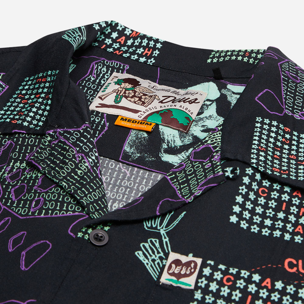 DEUS EX MACHINA - PRIMITIVE SS SHIRT - Black