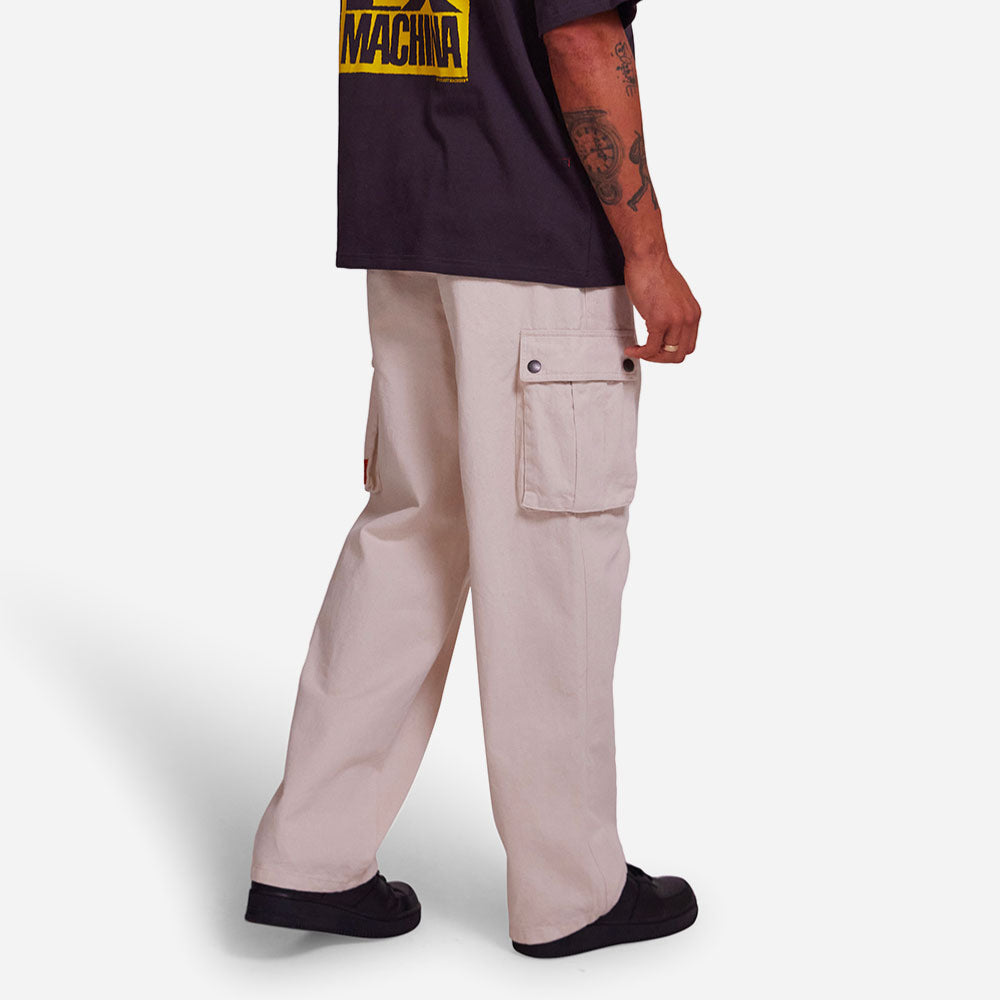 DEUS EX MACHINA - RECORDS CARGO PANT - Natural