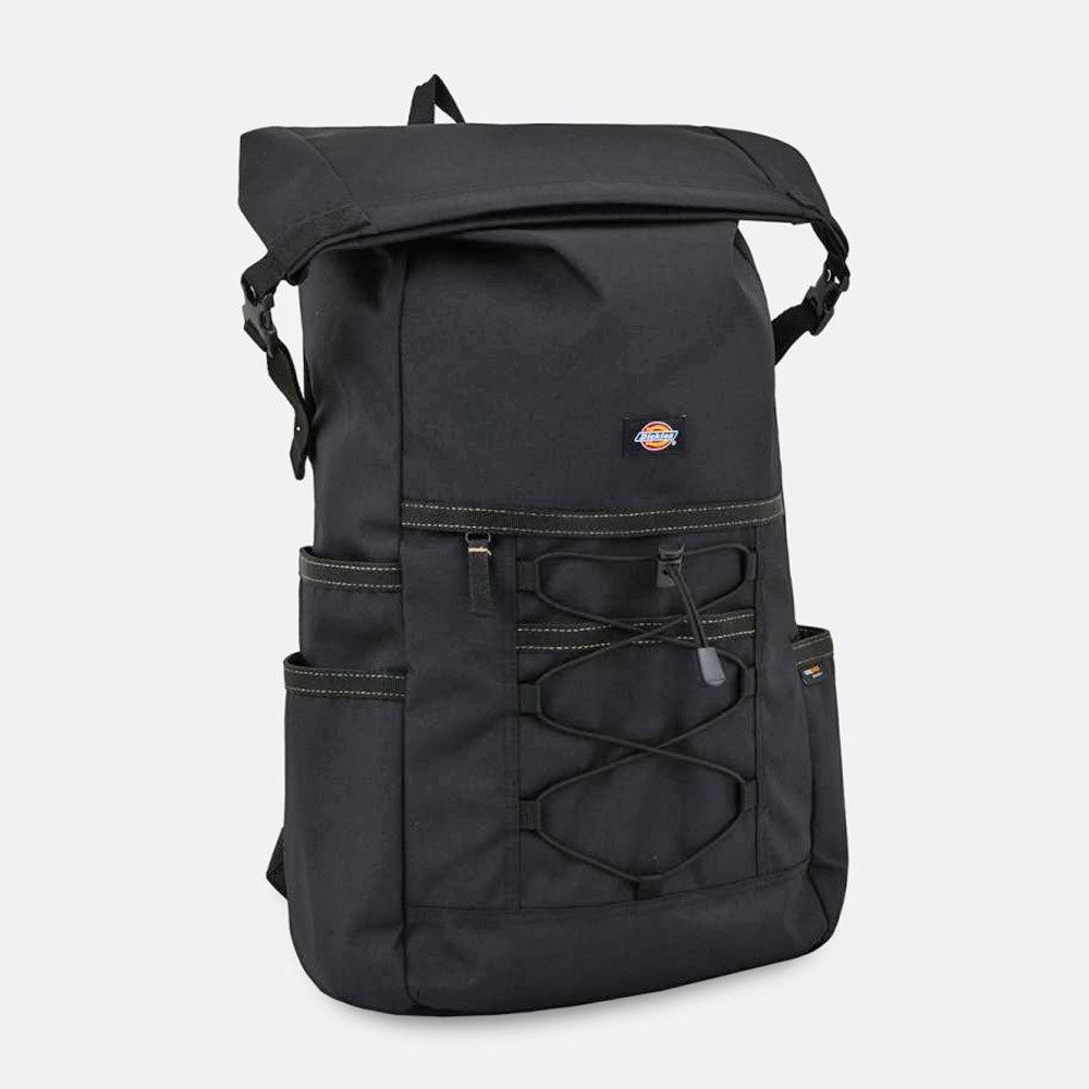 dickies backpack leather Dickies Ashville Utility Roll Top Backpack Black