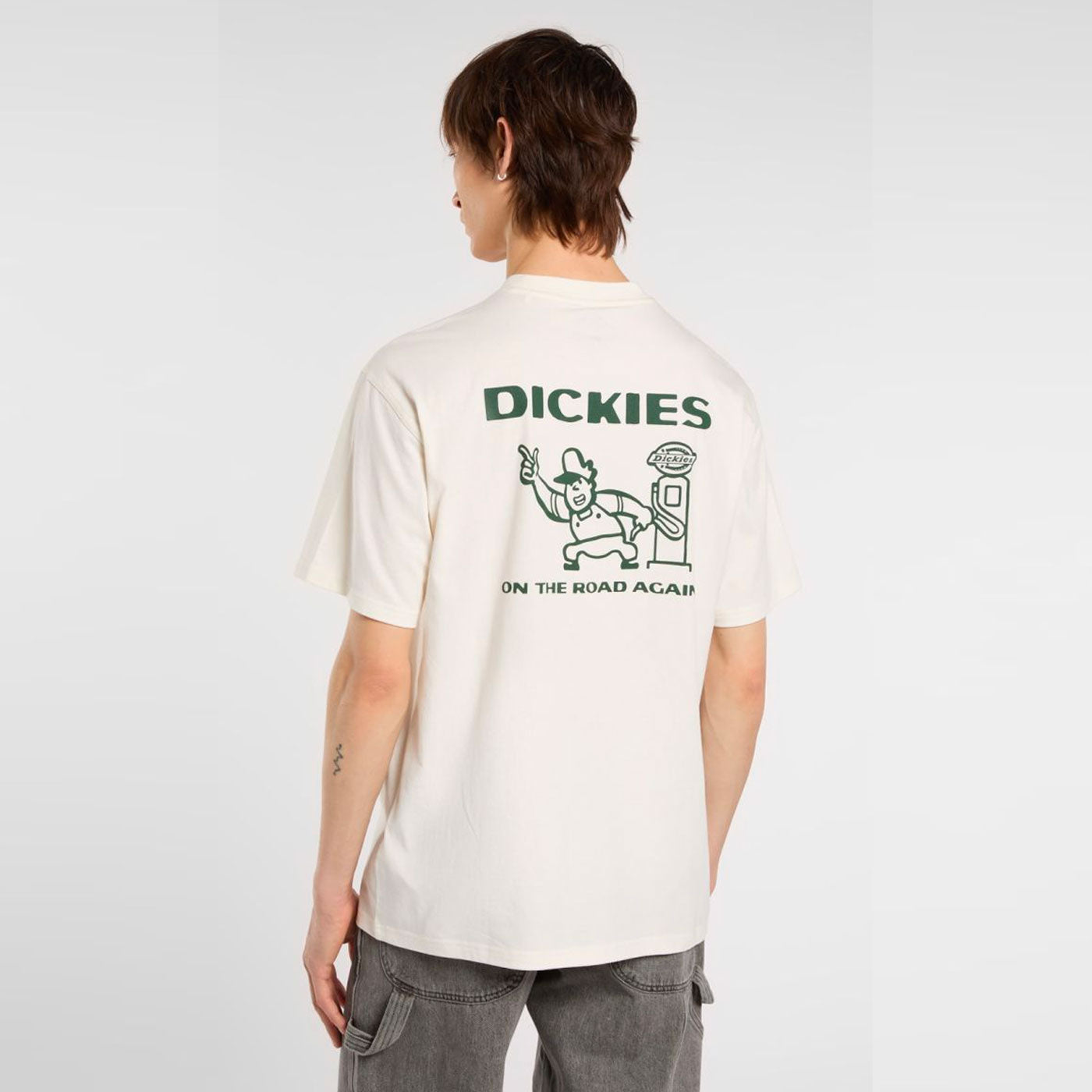 Dickies - BURNS TEE SS - Egret