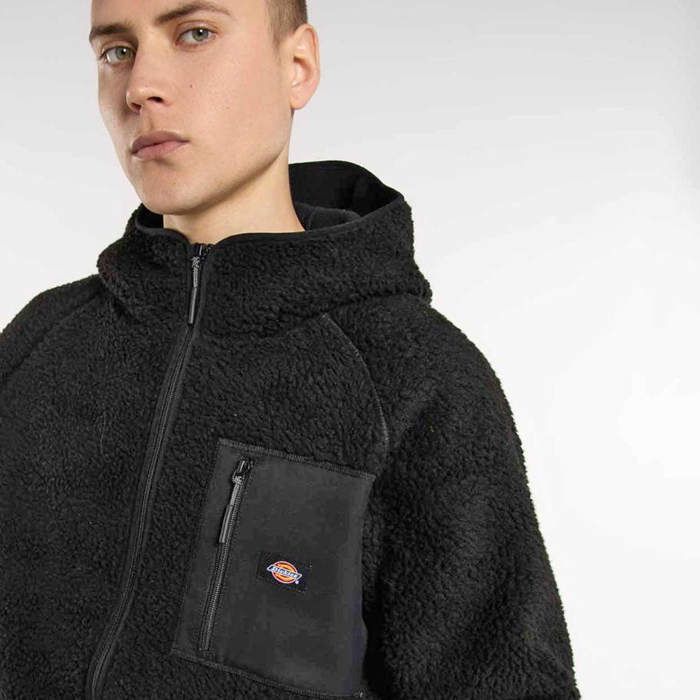 Dickies - Central High Pile Hooded - Black