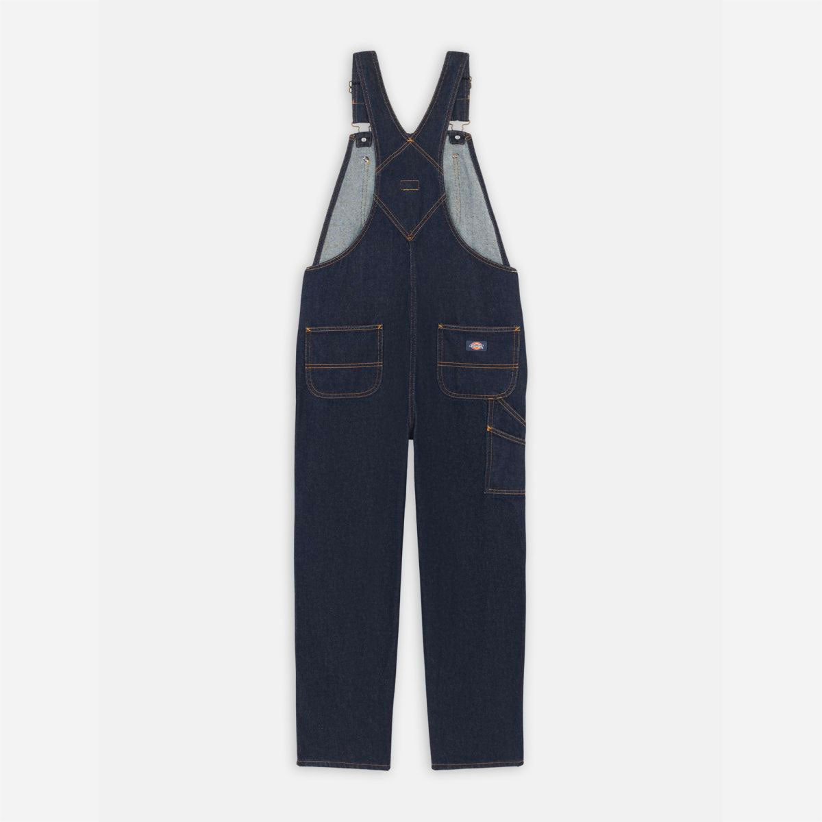 DICKIES - CLASSIC DENIM BIB W - Rinsed
