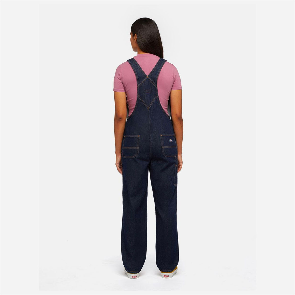 DICKIES - CLASSIC DENIM BIB W - Rinsed