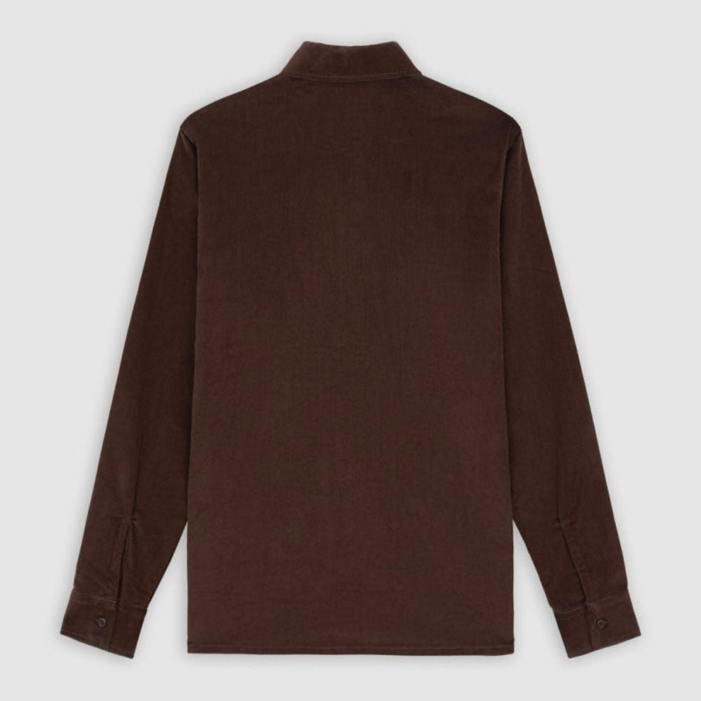Dickies - Corduroy LS Shirt - Chocolate Brown
