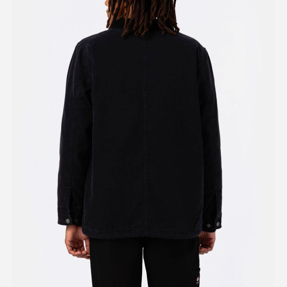 DICKIES  - DICKIES DUCK CANVAS CHORE COAT SW - BLACK