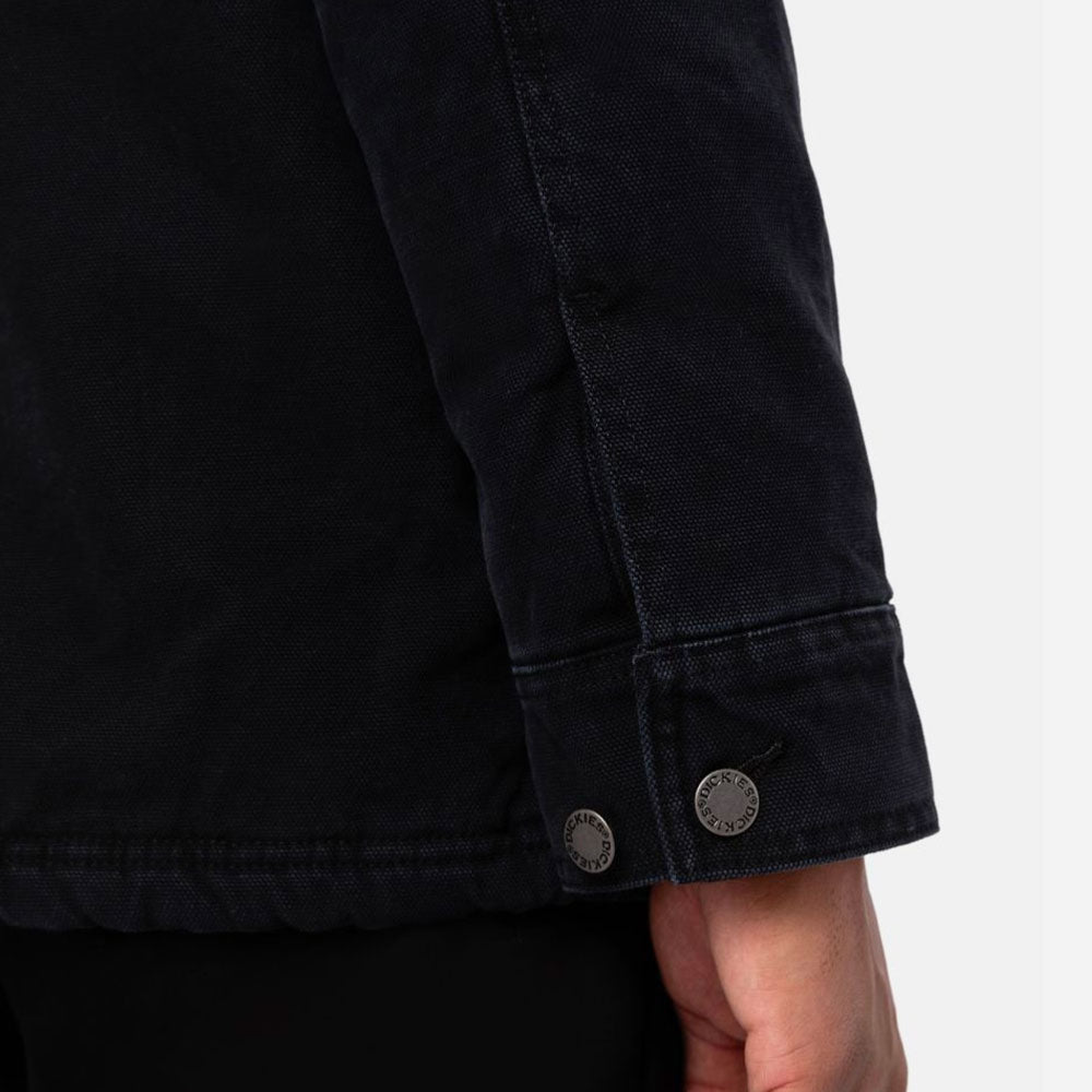 DICKIES  - DICKIES DUCK CANVAS CHORE COAT SW - BLACK
