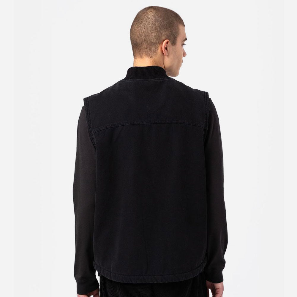 DICKIES  - DUCK CANVAS VEST SW - BLACK