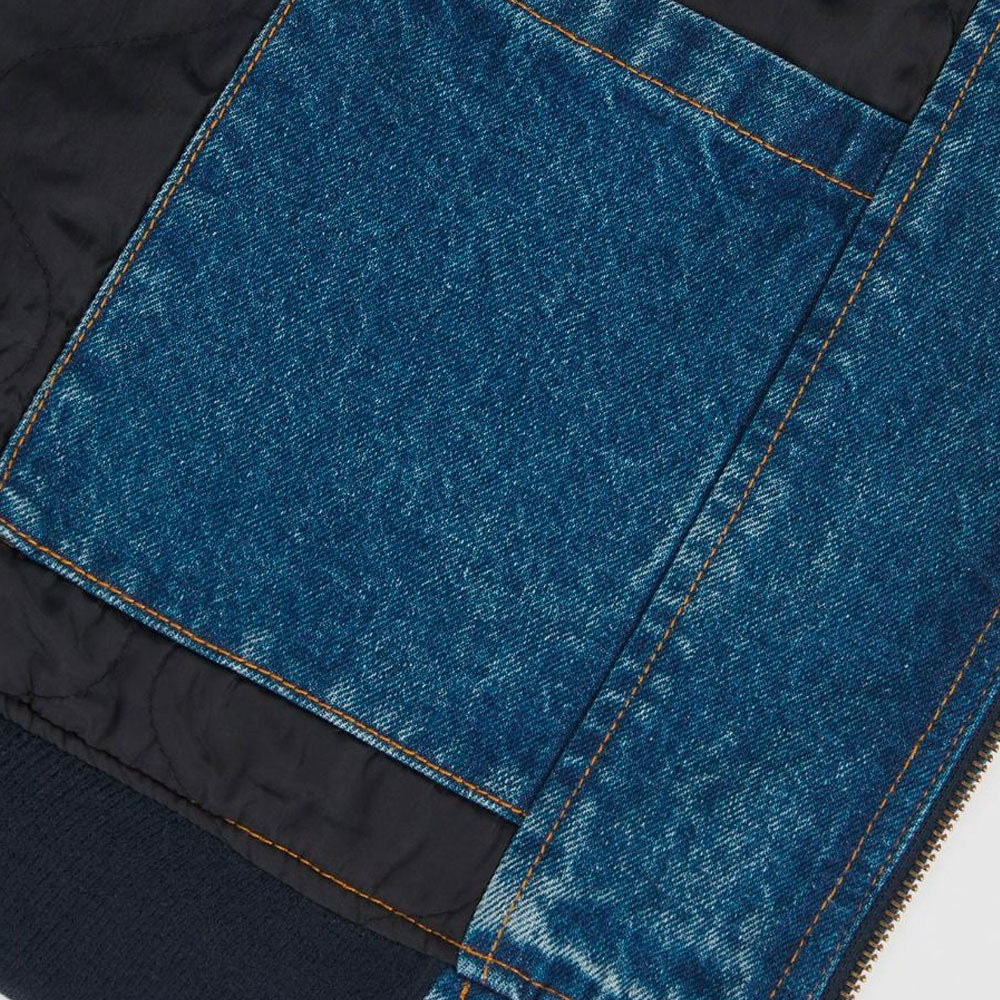 DICKIES - HOODED DENIM JACKET - RINSED FADE