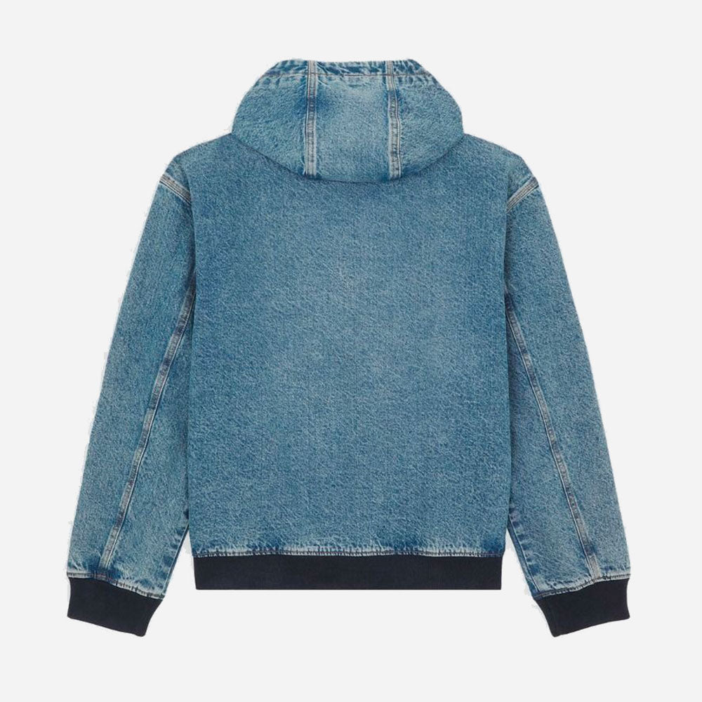 DICKIES - HOODED DENIM JACKET - RINSED FADE