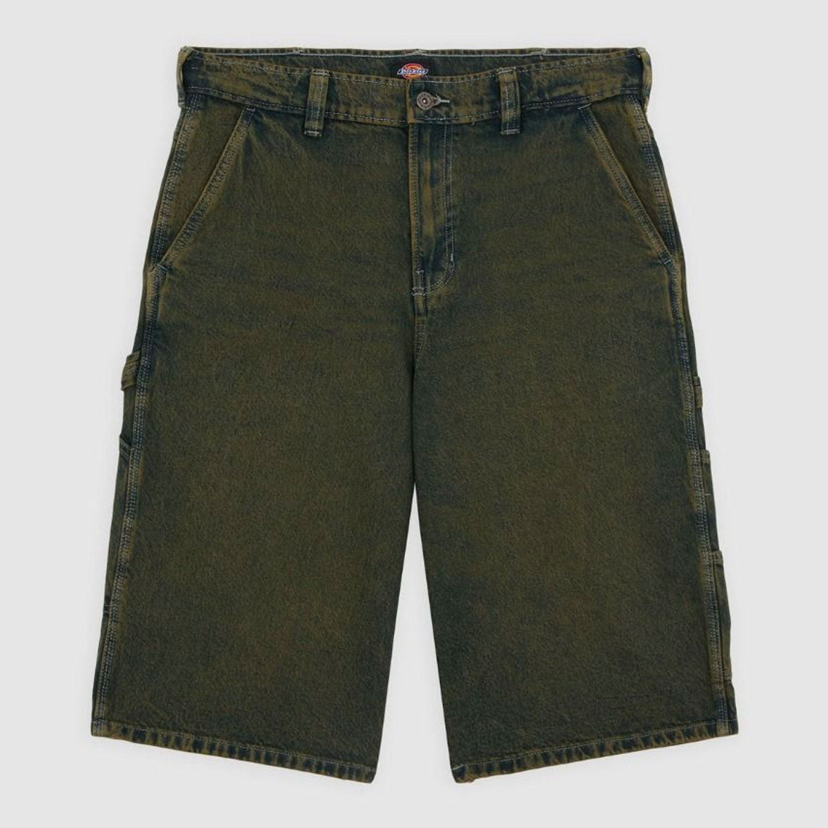 Dickies - Loose Denim Painter Short - Green Tone Fade