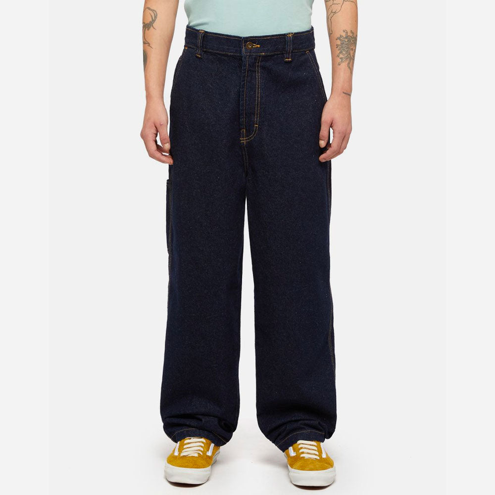 DICKIES - MADISON BAGGY FIT DENIM - Vintage Blue