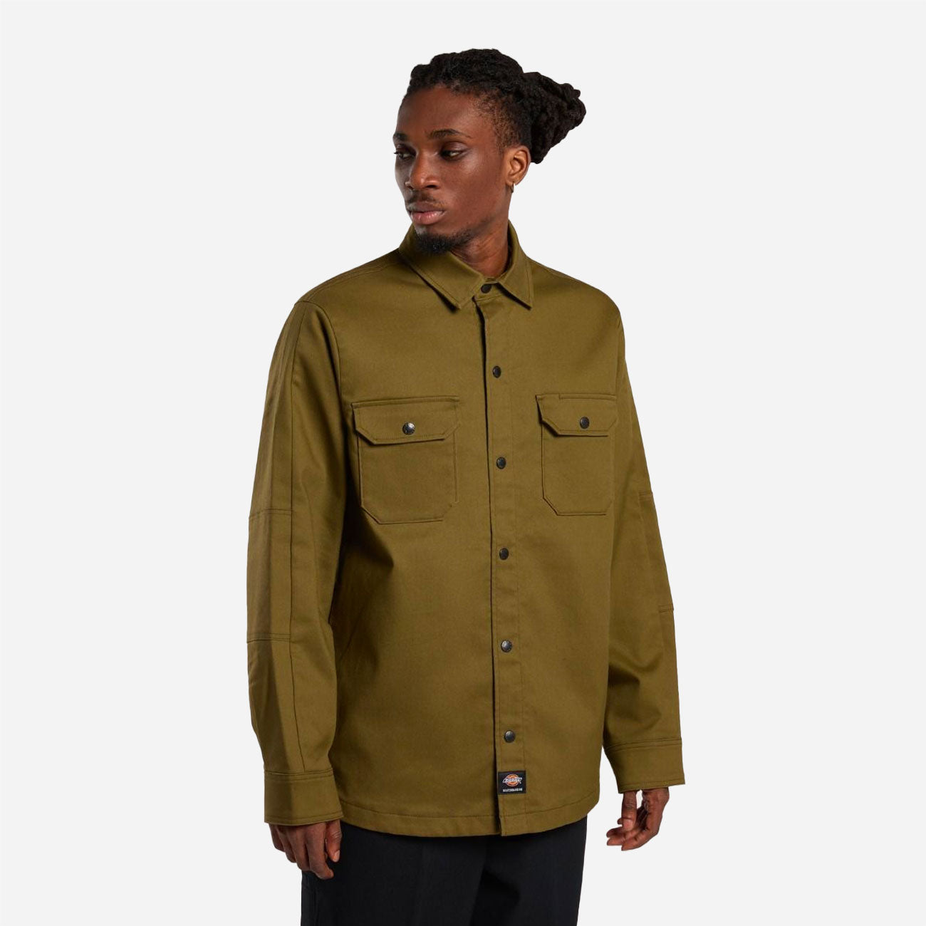 Dickies - MIKE ANDERSON LINED FLEX DUCK SHACKET - Dark Olive