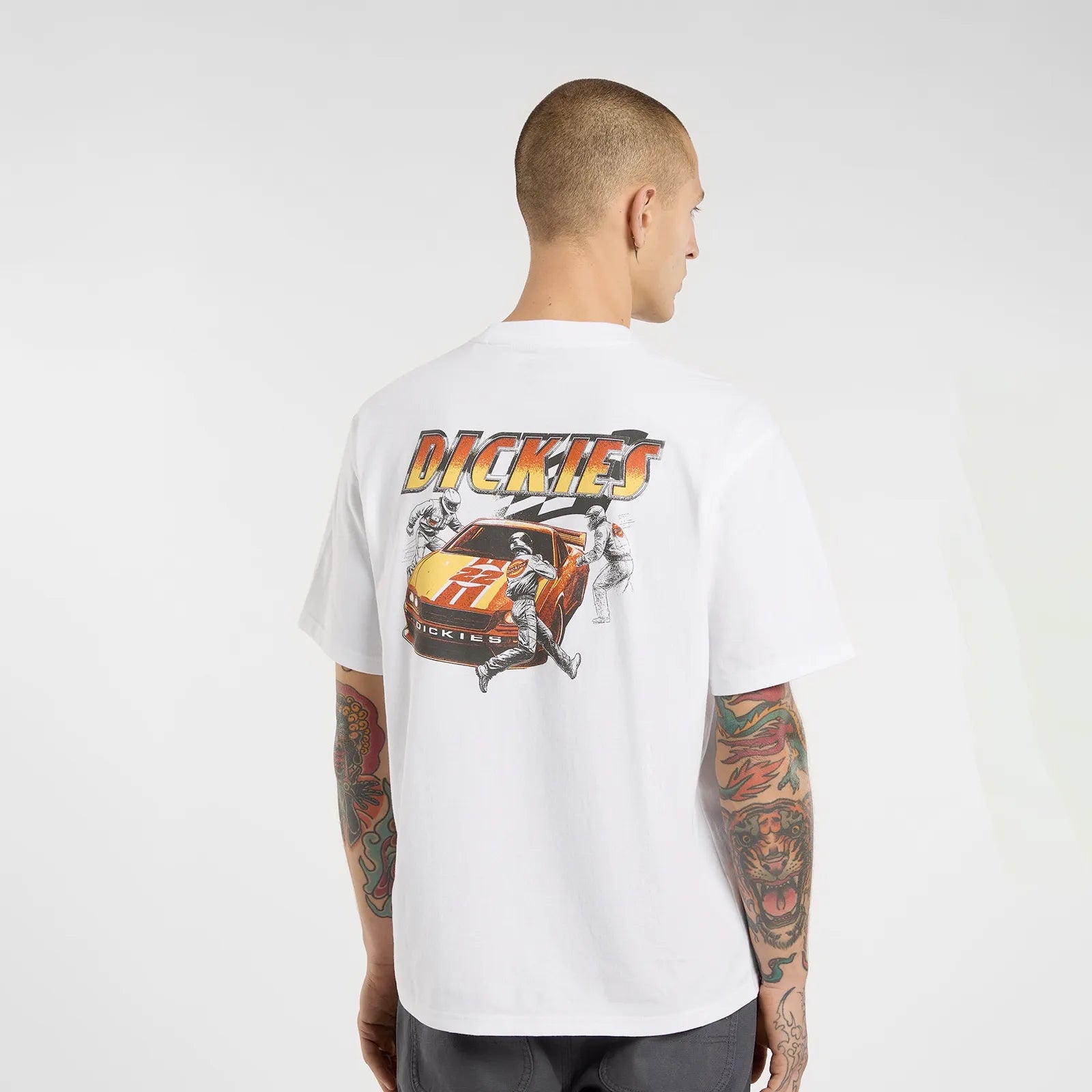 Dickies x Nascar T-shirt - Nashport Pit Crew White