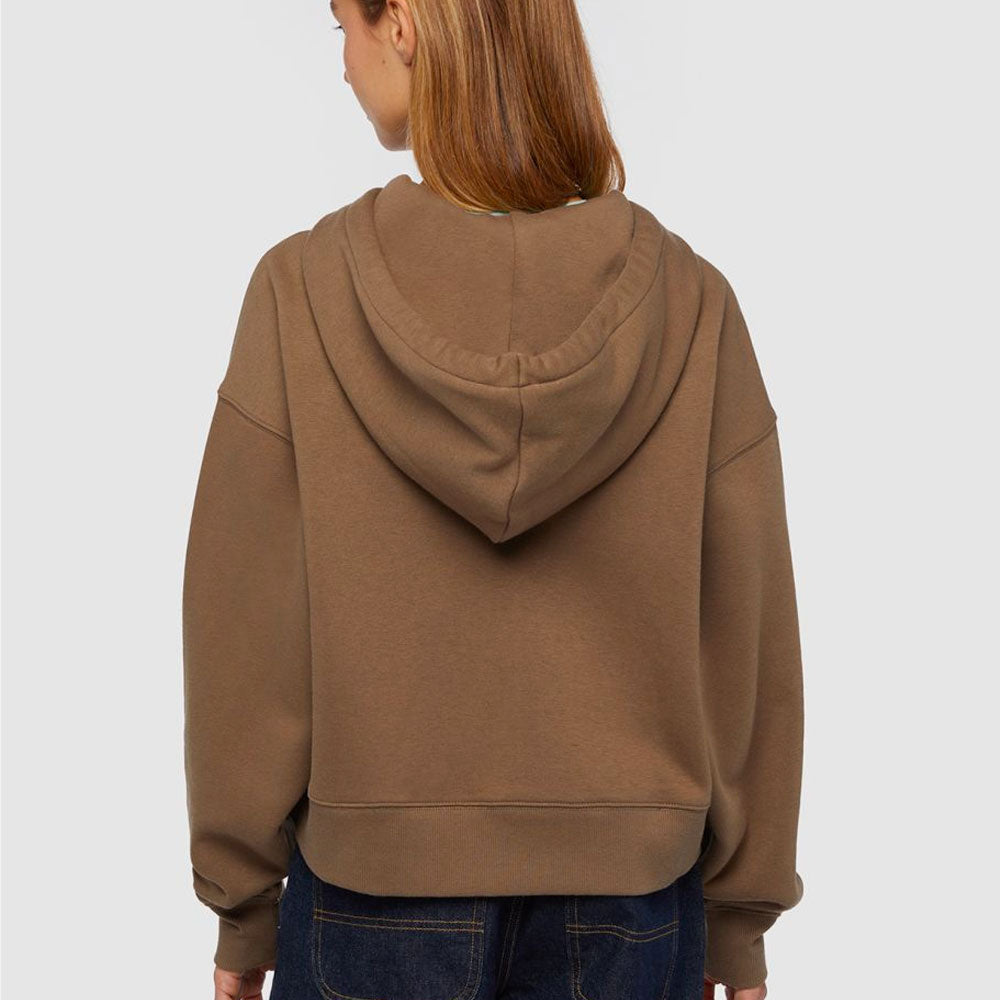 DICKIES -  W OAKPORT ZIP HOODIE - Mushroom