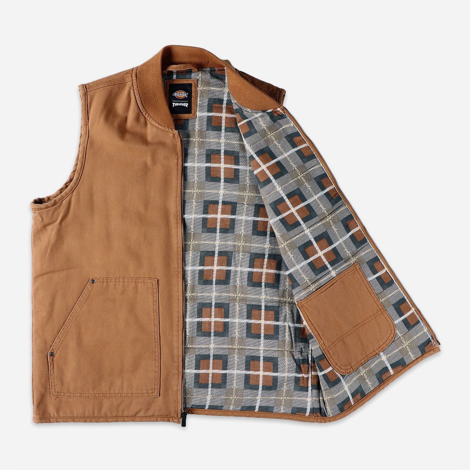 Dickies x Thrasher - Vest - Brown Duck