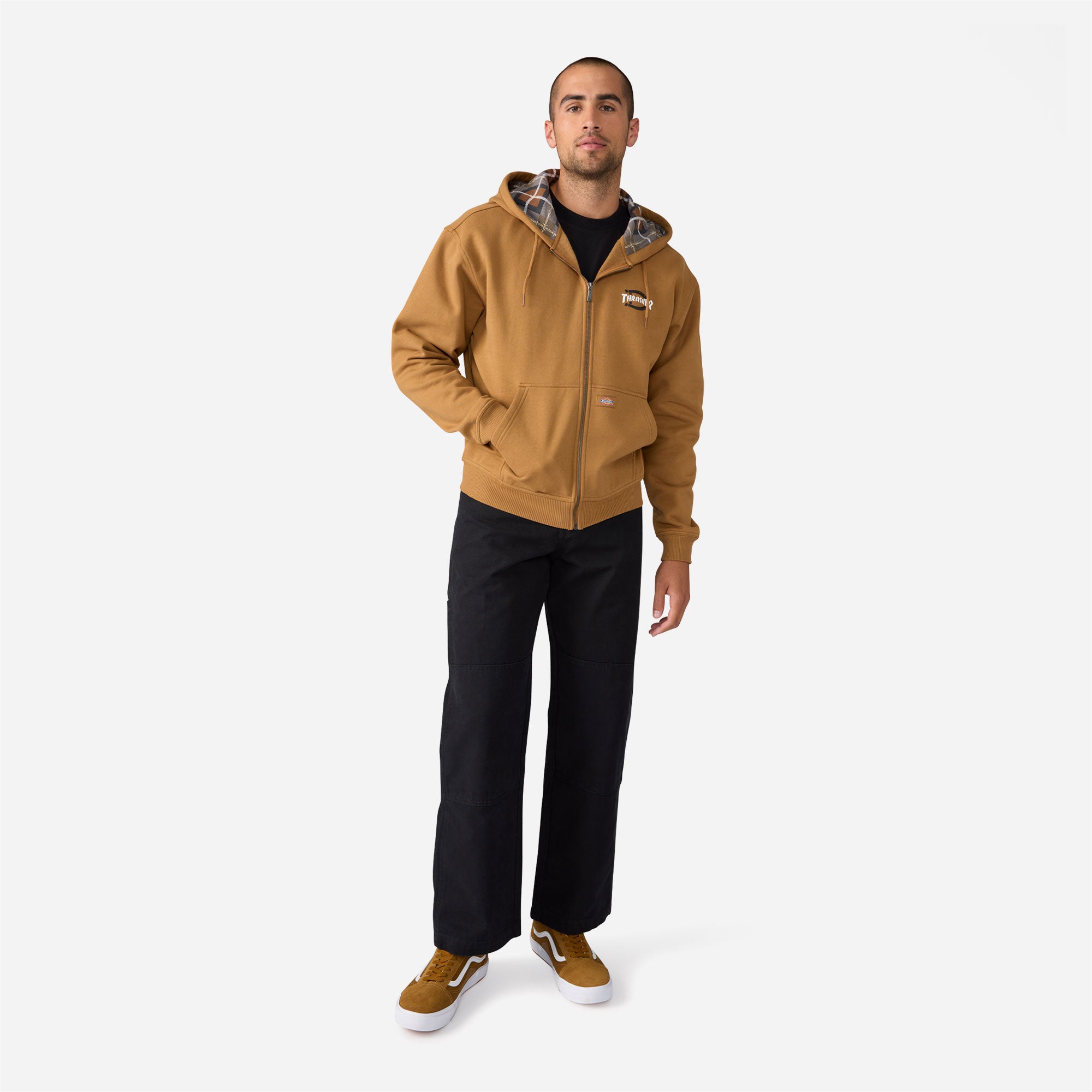 Dickies x Thrasher - Zip Through - Brown Duck