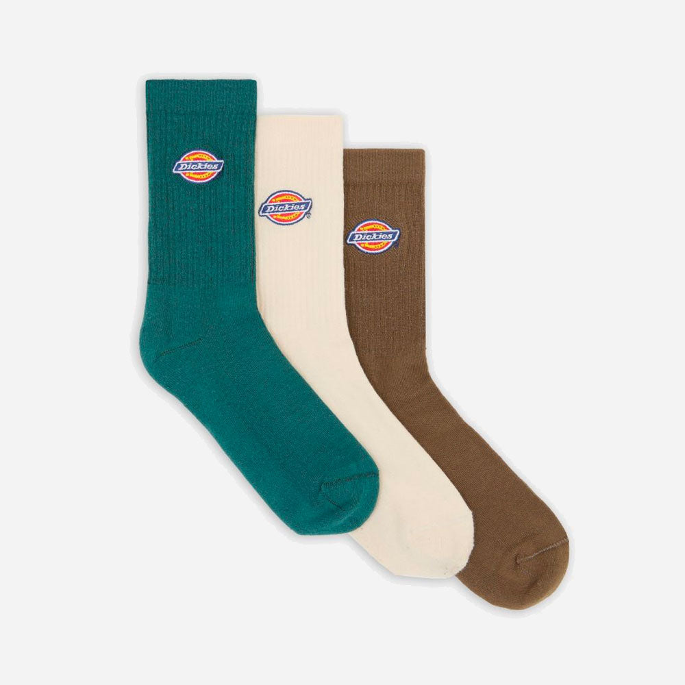 Dickies - Valley Grove 3 Pack Socks - Mushroom