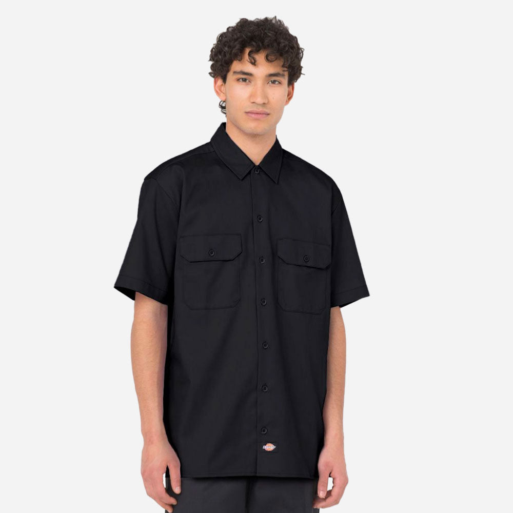 DICKIES - WORK SHIRT SS REC - Black