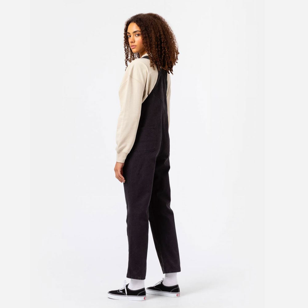 DICKIES - DUCK CANVAS WOMEN BIB - Black