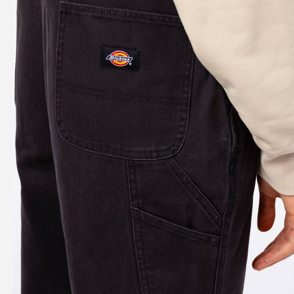 DICKIES - DUCK CANVAS WOMEN BIB - Black